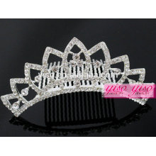 flower headband wholesale princess real diamond bridal tiaras
